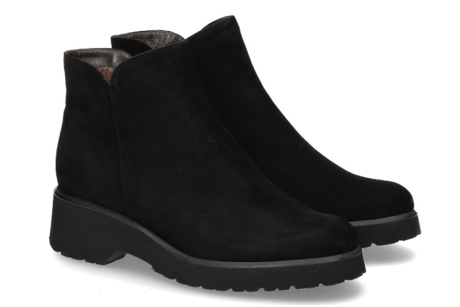 Bottines Et Bottines Bruner | Bottine Brunate Camosico Nero