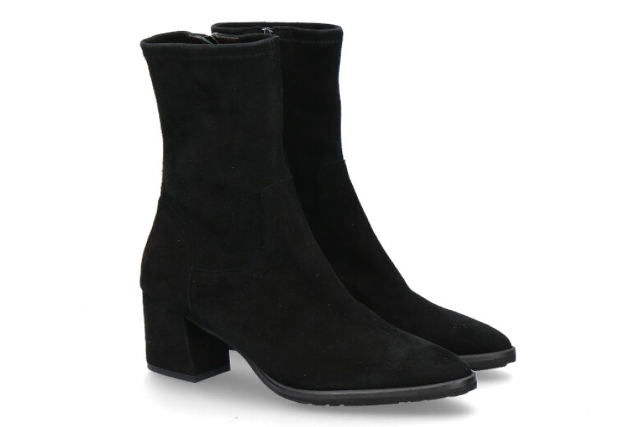 Bottines Et Bottines Bruner | Bottines Brunate Lindy Camoscio Stretch Nero