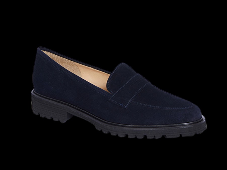 Appartements BRUNE | Mocassin Sportif Extra Leger En Bleu