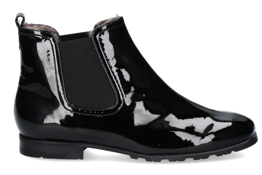 Bottines Et Bottines Bruner | Bottine Chelsea Brunate - Vernice Nero